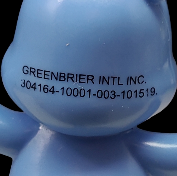 CARE BEARS "GRUMPY BEAR"   BLUE RAIN CLOUD TCFC FIGURE -2 3/8" - Picture 6 of 9